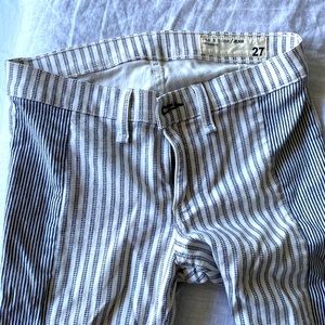 NWOT rag and bone striped white jeans sz 27